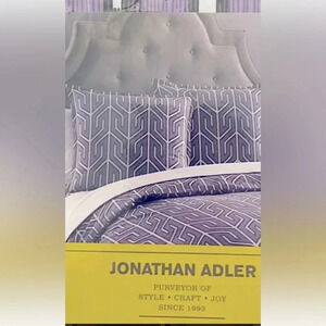 Jonathan Adler 3 piece Bed set Duvet Full/Queen Jaipur